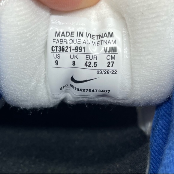 New Men’s Nike Air Max 90 By You ‘Blue/Orange/White’  Size 9 no box CT3621-991 - Picture 6 of 6